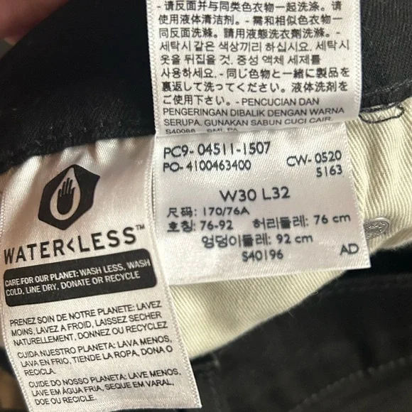 Levi’s 511 Premium Denim Black Jeans - Picture 6 of 7